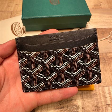 goyard st sulpice card holder black|goyard saint sulpice retail price.